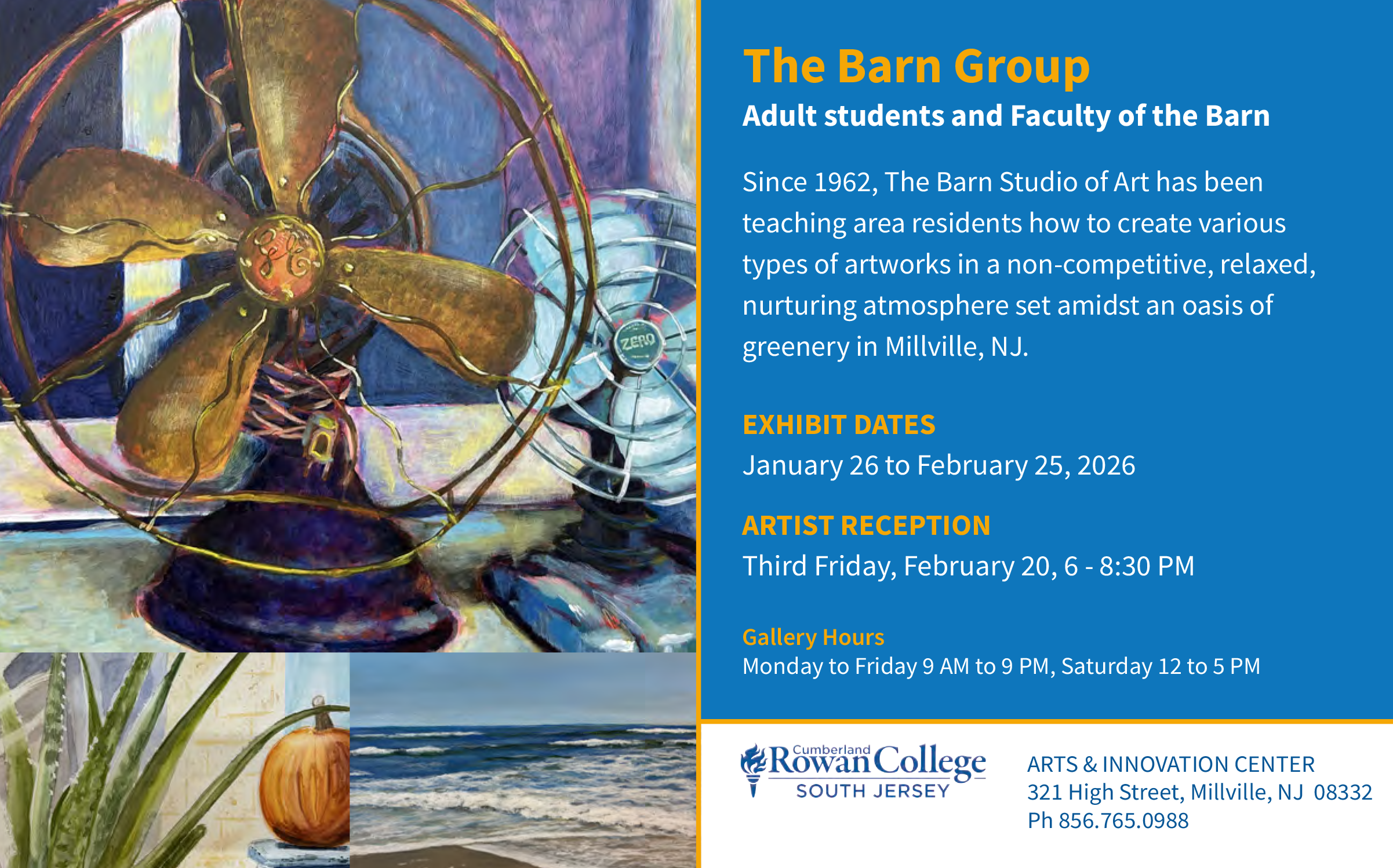 postcard of current show