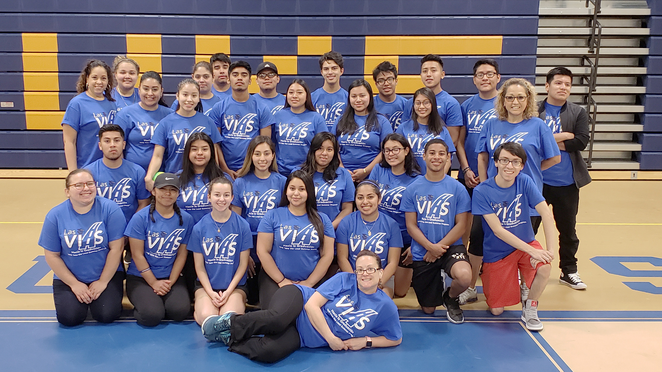 Group photo of 2018 Las Vias students