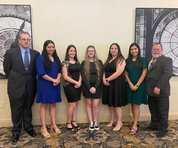 RCSJ Phi Theta Kappa advisors and students attend Middle States Regional Conference in Maryland in March to receive academic lea