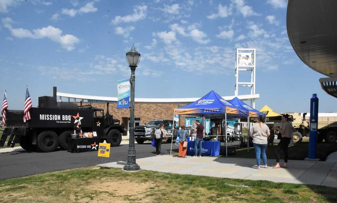 Venders outside at Operation Stand Down event
