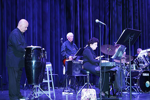 RCSJ Cumberland Jazz Band musicians playing at a concert