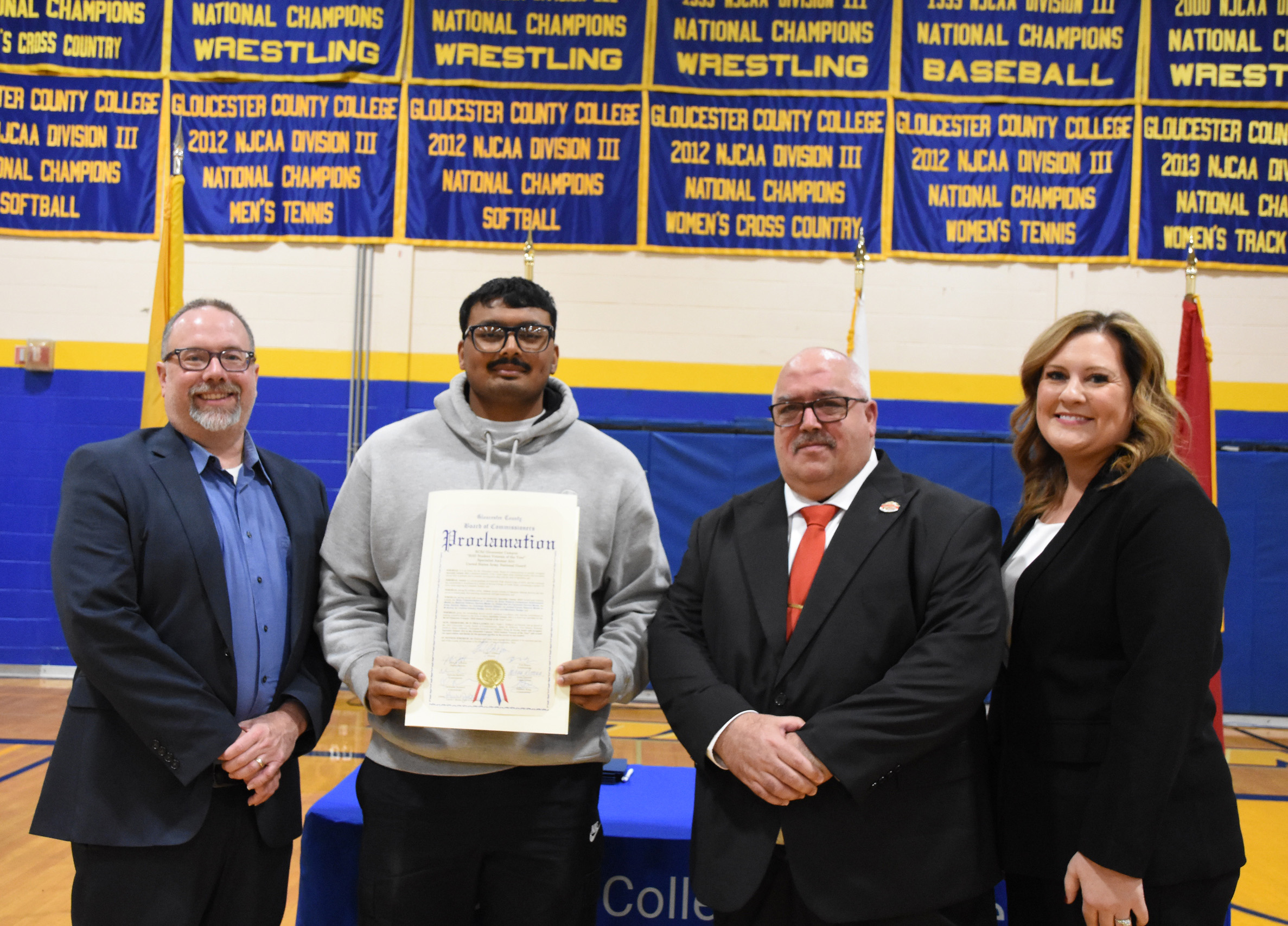 (L-R): Dr. Brenden Rickards,, Ammar A., RCSJ’s student John Ryder, Daniell Crawford