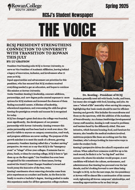 Image of the Voice, student newspaper