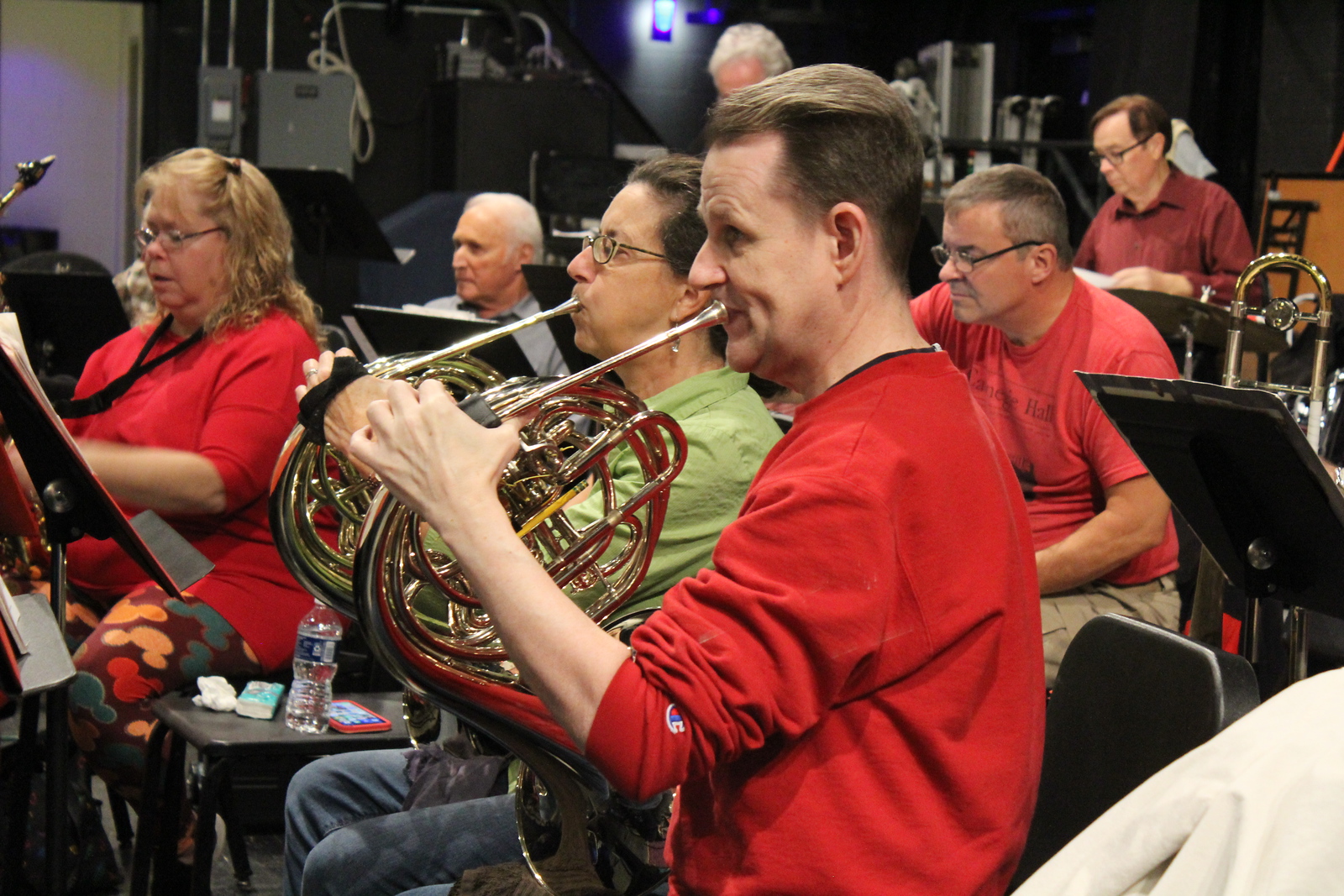 RCSJ Jazz Band practice