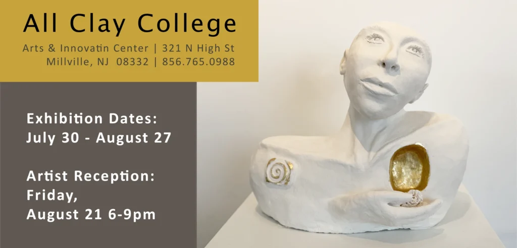 All Clay College Summer Exhibit postcard