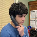 RCSJ Student working at his internship