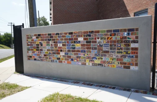 Clay Brick Wall
