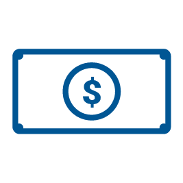 Plain graphic image of paper money