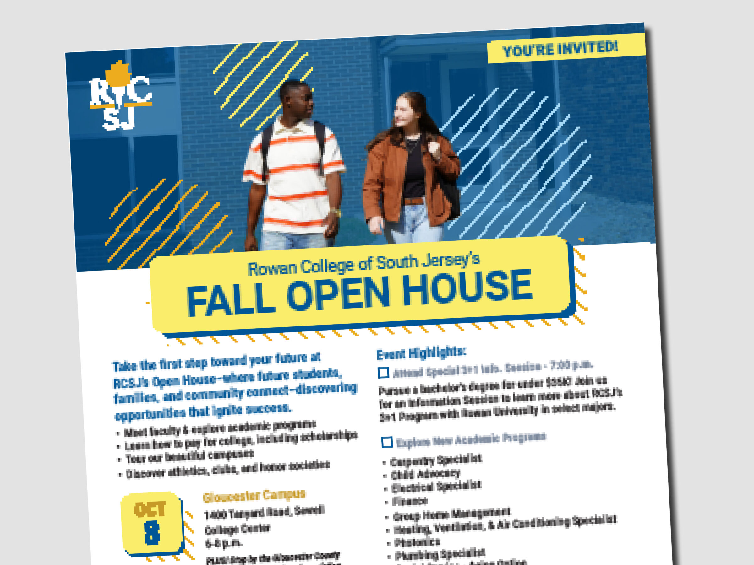 Web site graphics-Fall Open House 2026