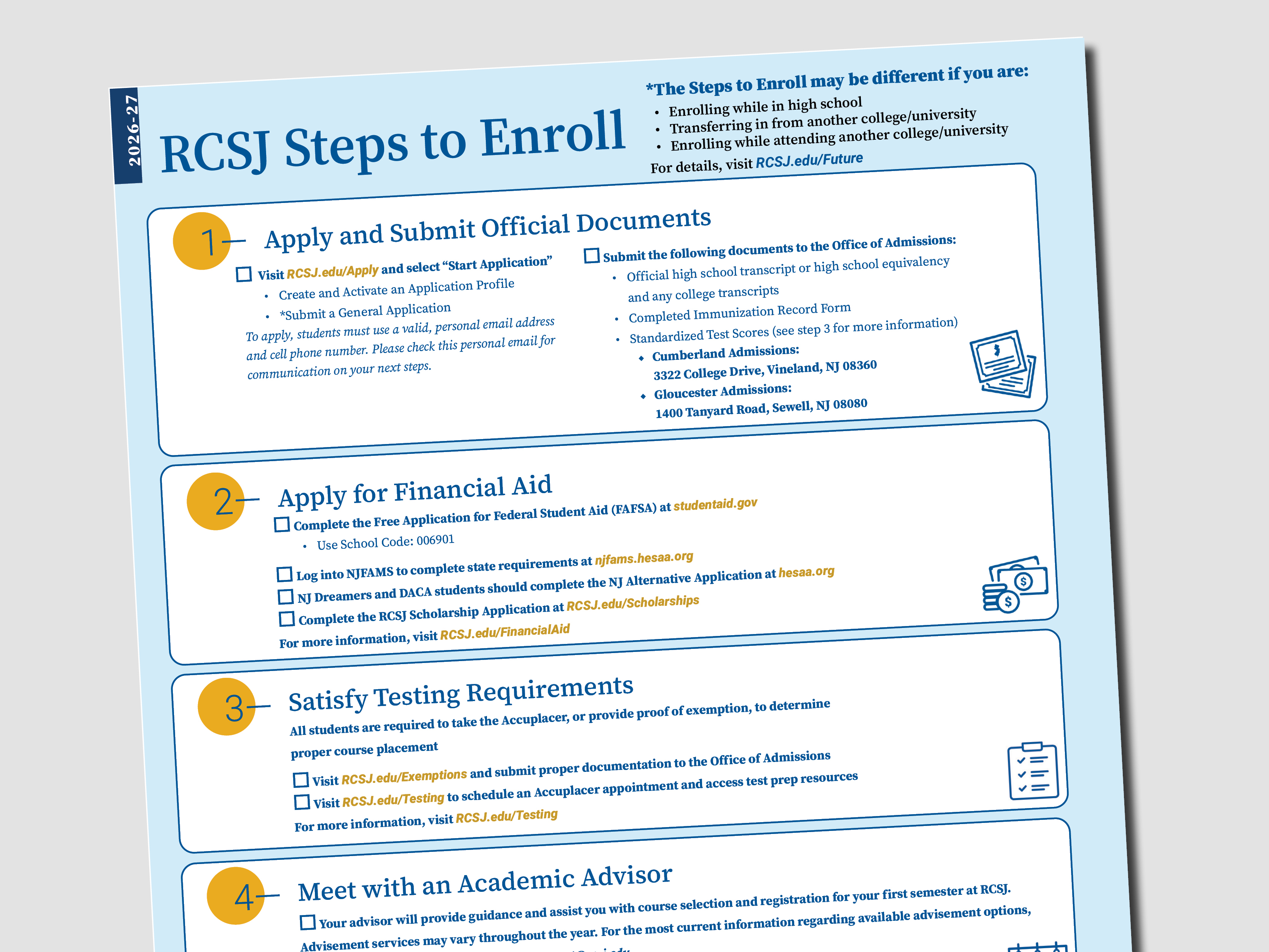 Flyer - Steps to Enroll