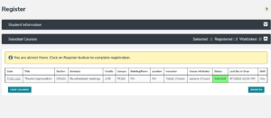 register button screen